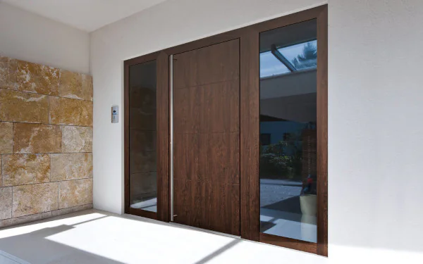 Dřevohliníkové dveře Internorm