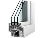 Plastov&eacute; okno Internorm KF 510 - design home pure