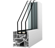 Plastov&eacute; okno Internorm KF 520 - design studio