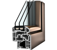 Plasthlin&iacute;kov&eacute; okno Internorm KF 310 - design ambiente