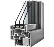 Plasthlin&iacute;kov&eacute; okno Internorm KF 410 - design home pure