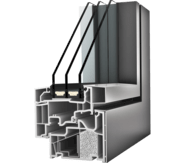 Plasthlin&iacute;kov&eacute; okno Internorm KF 410 - design studio