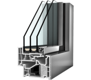 Plasthlin&iacute;kov&eacute; okno Internorm KF 510 - design pure