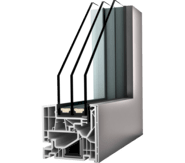 Plasthlin&iacute;kov&eacute; okno Internorm KF 520 - design studio