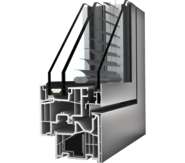 Plasthlin&iacute;kov&eacute; okno Internorm KV 350 - design home pure