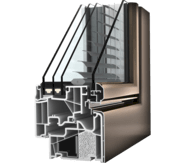 Plasthlin&iacute;kov&eacute; okno Internorm KV 440 - design ambiente