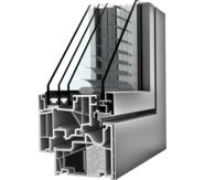 Plasthlin&iacute;kov&eacute; okno Internorm KV 440 - design home pure