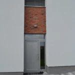 Rodinný dům Dobříš – detail vchodových dveří Internorm AT 500